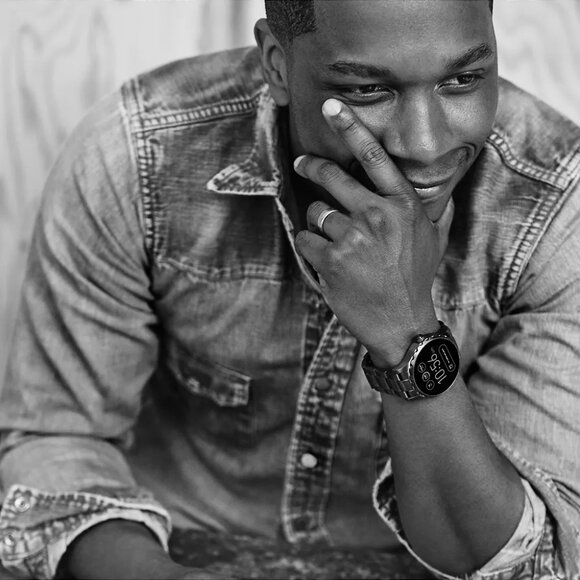 FOSSIL Q Marshal Gen 2 Smartwatch Smoke Gunmetal Stainless Steel 45mm FTW2108 - Picture 14 of 16